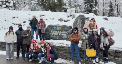 สงกรานต์บนหิมะ ภูเขาซื่อกูเหนียงดึงดูดนักท่องเที่ยวไทยสู่ประสบการณ์วันหยุดแบบใหม่